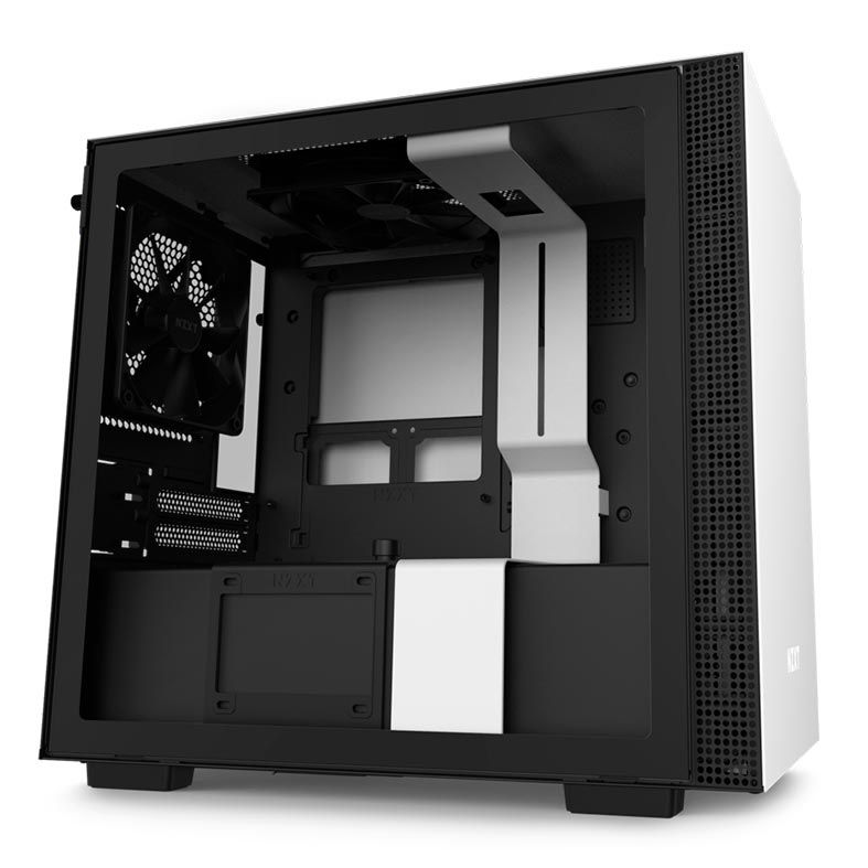 Gabinete NZXT H210i Branco/Preto, CA-H210i-W1
