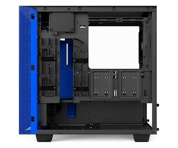 Gabinete NZXT H400i Preto/Azul, CA-H400W-BL