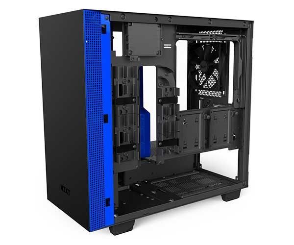 Gabinete NZXT H400i Preto/Azul, CA-H400W-BL