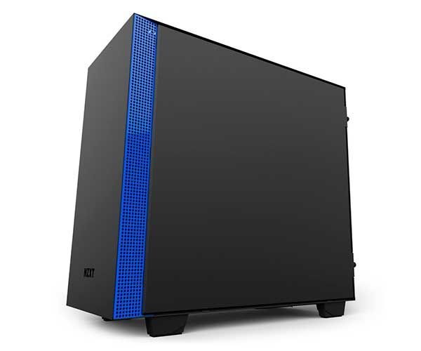 Gabinete NZXT H400i Preto/Azul, CA-H400W-BL