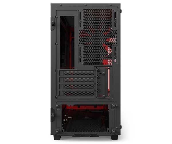 Gabinete NZXT H400i Preto/Vermelho, CA-H400W-BR