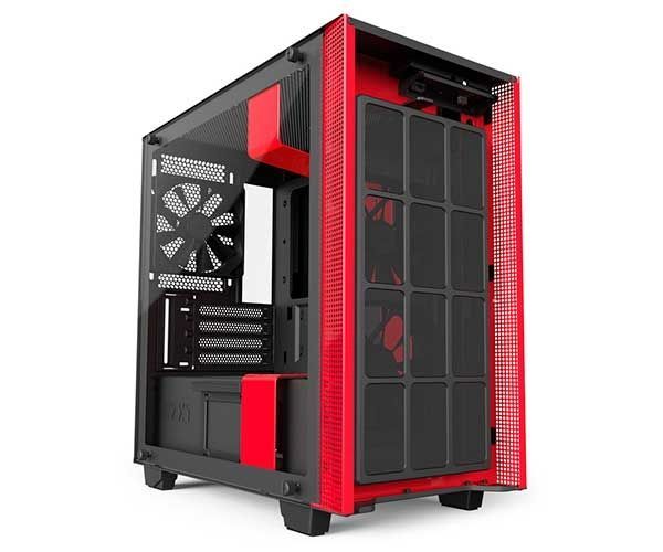 Gabinete NZXT H400i Preto/Vermelho, CA-H400W-BR