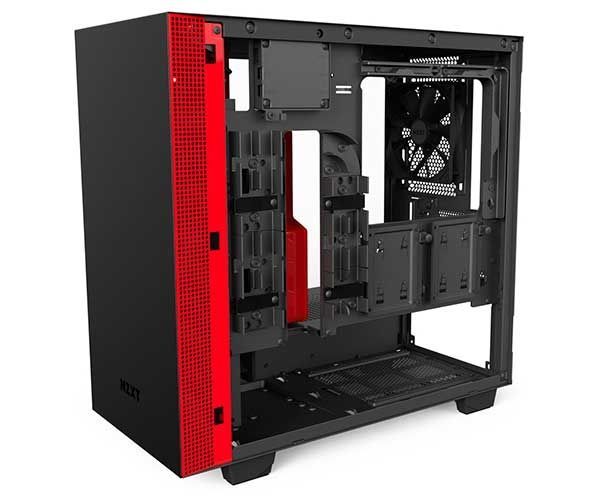 Gabinete NZXT H400i Preto/Vermelho, CA-H400W-BR