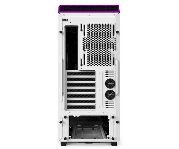 Gabinete NZXT H440 Branco/Roxo Com Janela, CA-H442W-W2