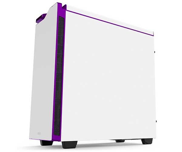 Gabinete NZXT H440 Branco/Roxo Com Janela, CA-H442W-W2