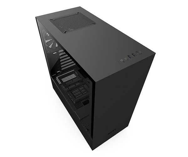Gabinete NZXT H500 Lateral em Vidro Preto, CA-H500B-B1