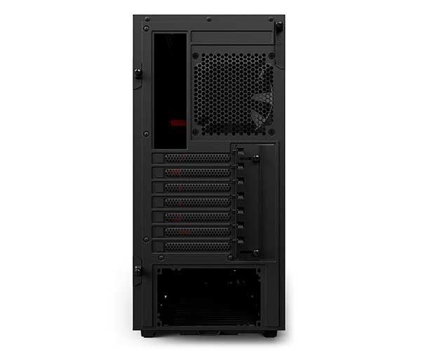 Gabinete NZXT H500i Lateral em Vidro Preto/Vermelho, CA-H500W-BR