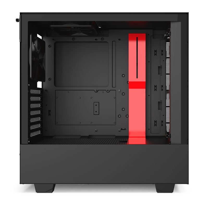 Gabinete NZXT H510 Preto/Vermelho, CA-H510B-BR