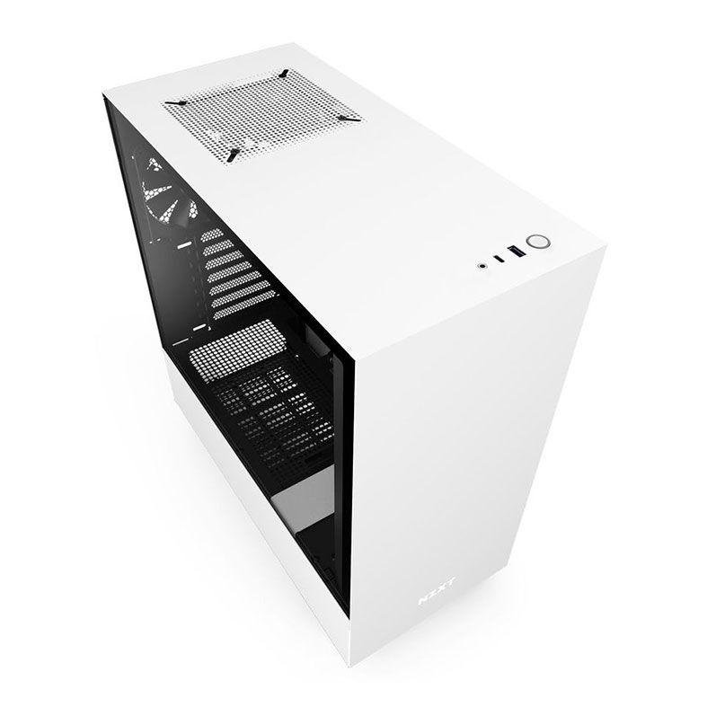 Gabinete NZXT H510 Branco/Preto, CA-H510B-W1