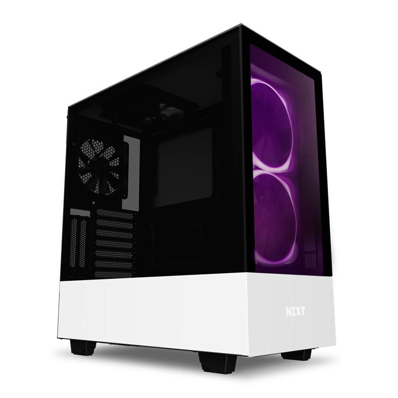 Gabinete NZXT H510 Elite Branco/Preto, CA-H510E-W1