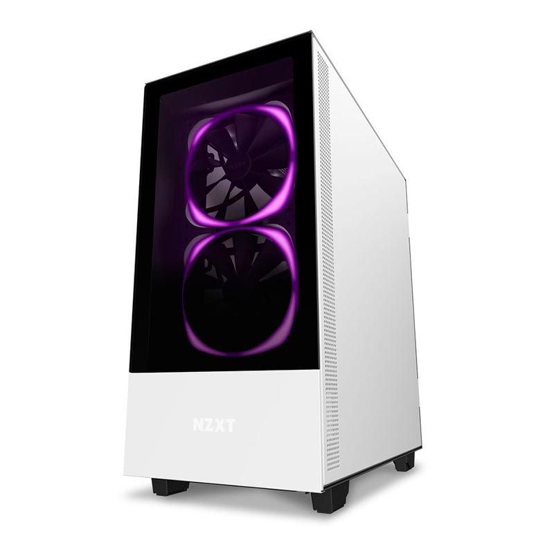 Gabinete NZXT H510 Elite Branco/Preto, CA-H510E-W1