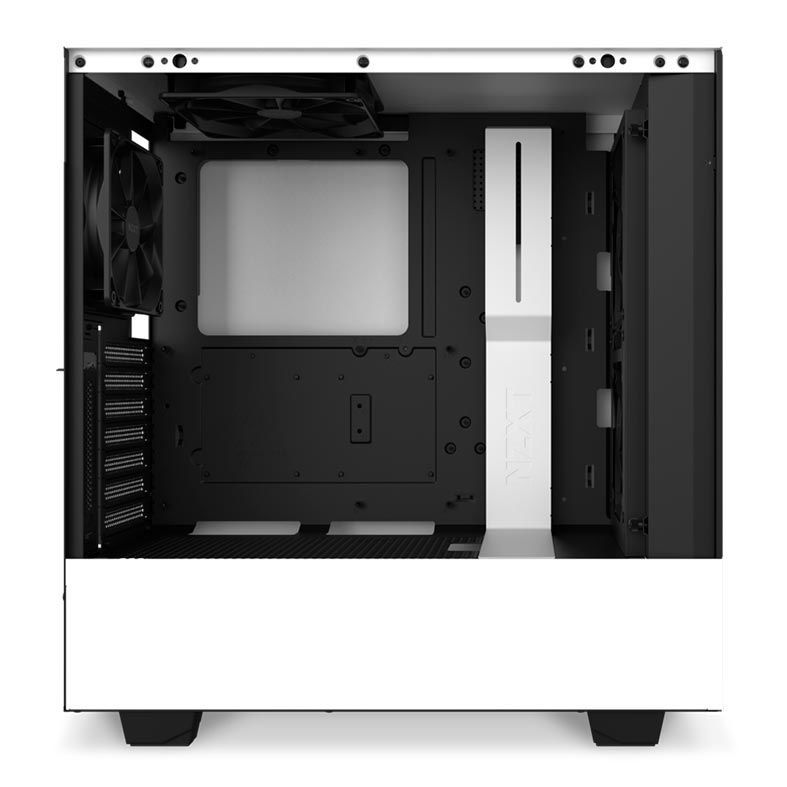 Gabinete NZXT H510 Elite Branco/Preto, CA-H510E-W1