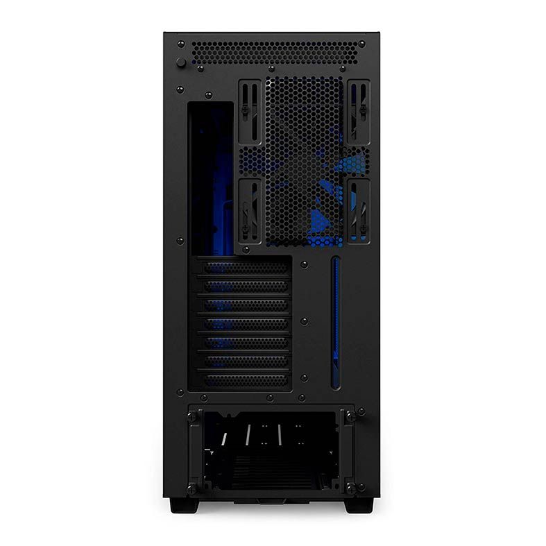Gabinete NZXT H700 Lateral em Vidro Temp Preto/Azul, CA-H700B-BL