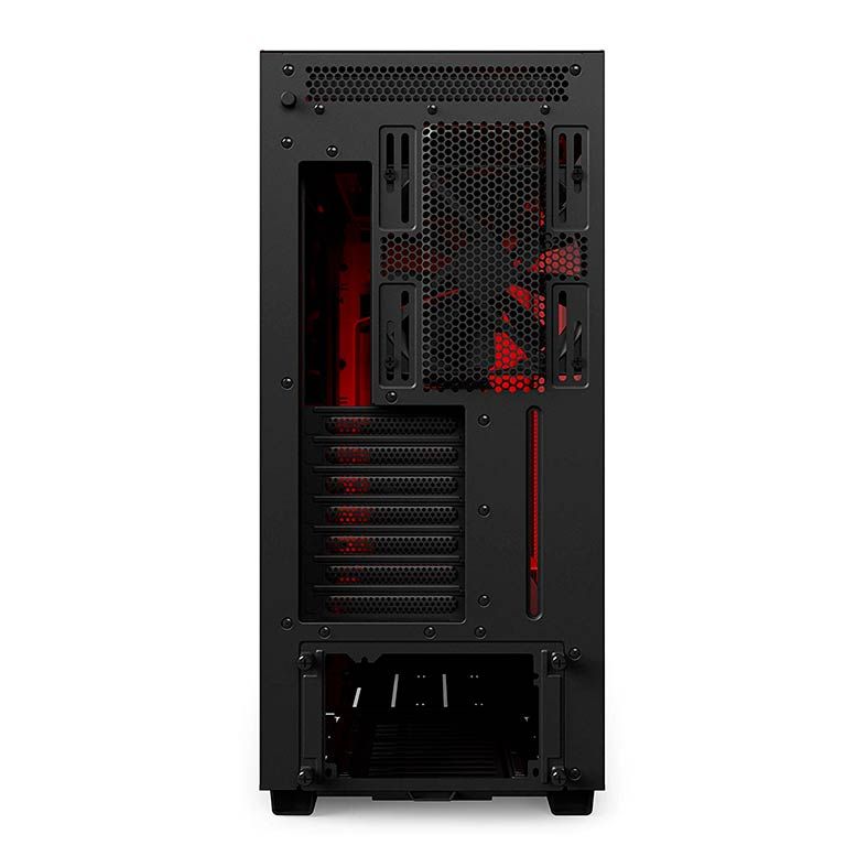 Gabinete NZXT H700 Lateral em Vidro Temp Preto/Vermelho, CA-H700B-BR