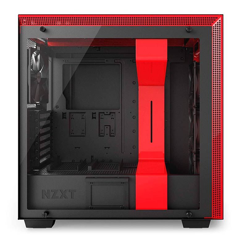 Gabinete NZXT H700 Lateral em Vidro Temp Preto/Vermelho, CA-H700B-BR