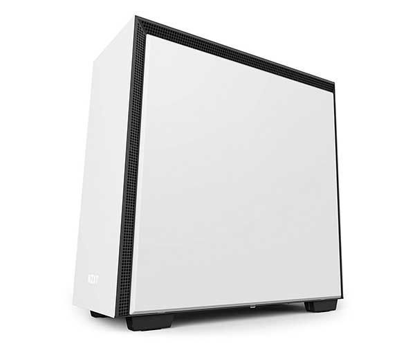 Gabinete NZXT H700 Lateral em Vidro Branco/Preto, CA-H700B-W1