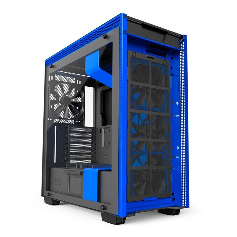 Gabinete NZXT H700i Preto/Azul, CA-H700W-BL