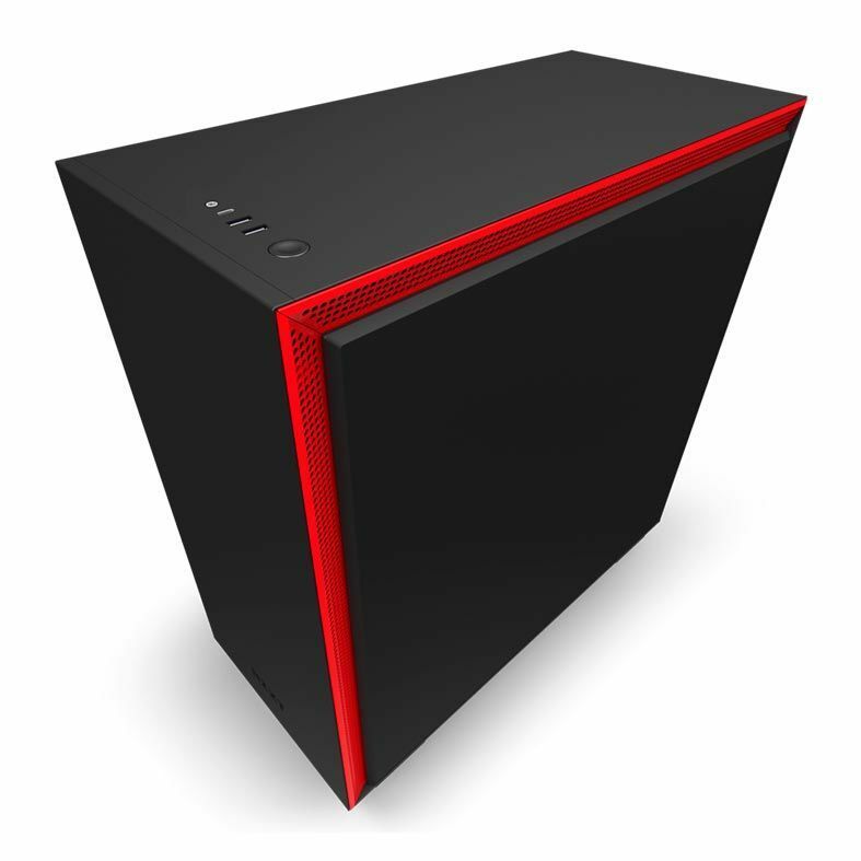 Gabinete NZXT H710 Preto/Vermelho, CA-H710B-BR