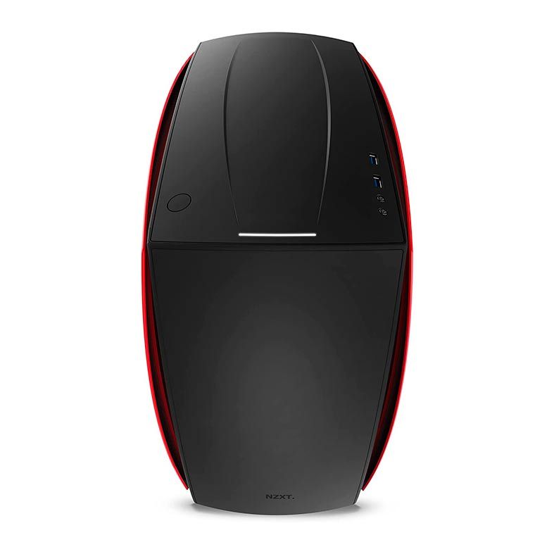 Gabinete NZXT Manta Matte Black/Red, CA-MANTW-M2
