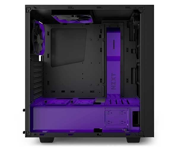 Gabinete NZXT S340 Elite Preto/Roxo, CA-S340E-BP