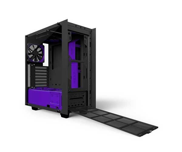 Gabinete NZXT S340 Elite Preto/Roxo, CA-S340E-BP