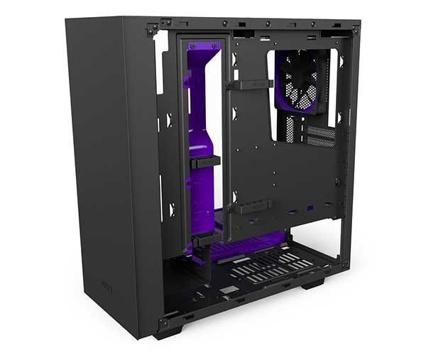 Gabinete NZXT S340 Elite Preto/Roxo, CA-S340E-BP