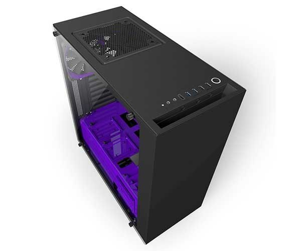 Gabinete NZXT S340 Elite Preto/Roxo, CA-S340E-BP