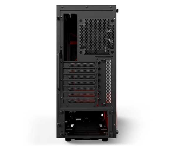 Gabinete NZXT S340 Elite Vermelho, CA-S340W-B4