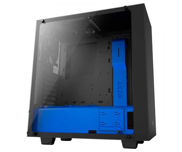 Gabinete NZXT S340 Elite Preto Com Azul, CA-S340W-B5