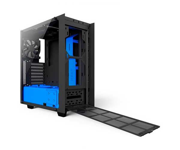 Gabinete NZXT S340 Elite Preto Com Azul, CA-S340W-B5