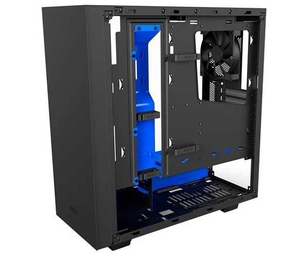 Gabinete NZXT S340 Elite Preto Com Azul, CA-S340W-B5