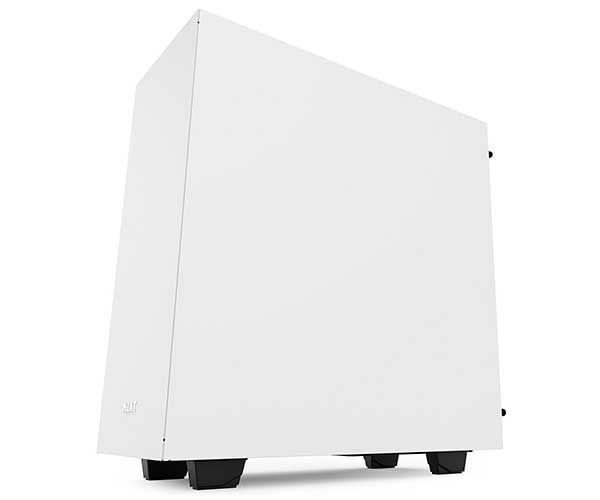 Gabinete NZXT S340 Branco Com Roxo, CA-S340W-W3