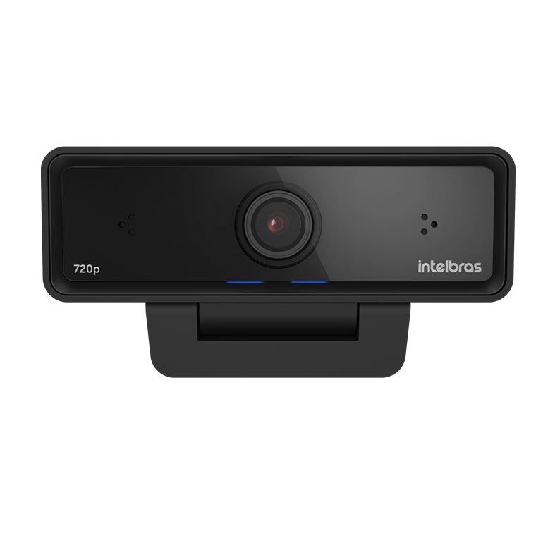 Webcam Intelbras, HD 720p, USB, Preta, CAM-720p