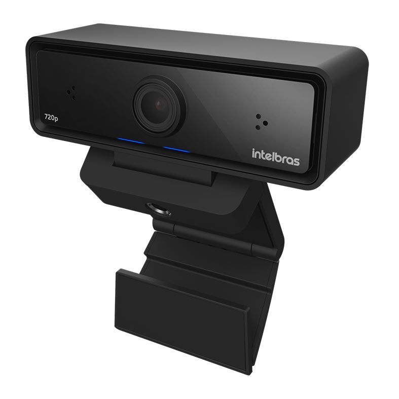 Webcam Intelbras, HD 720p, USB, Preta, CAM-720p