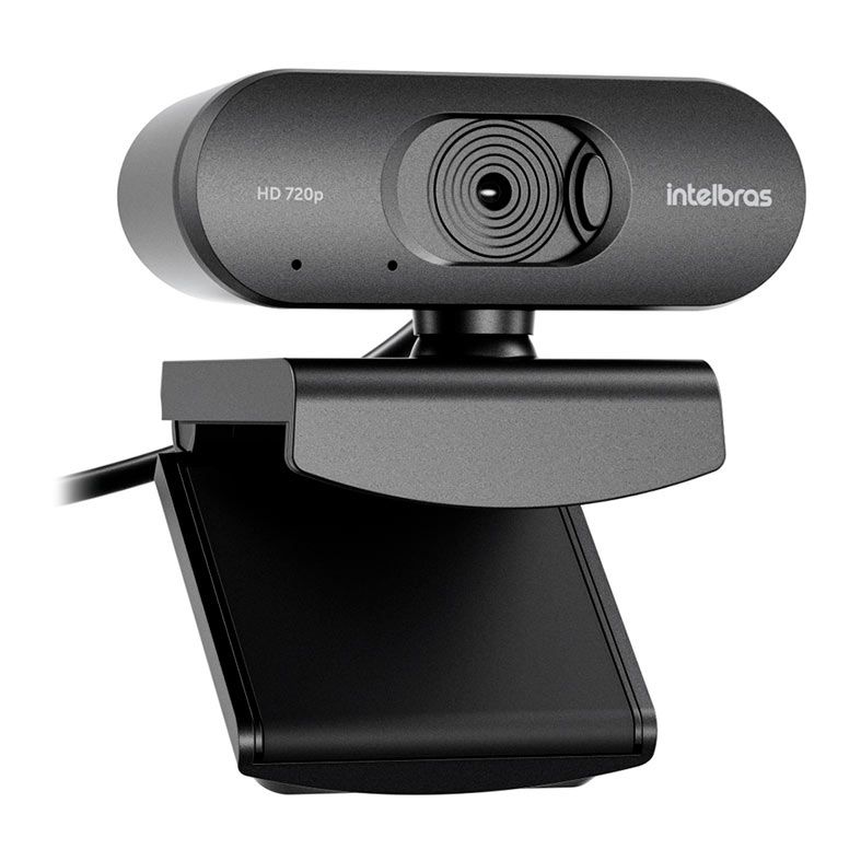 Webcam Intelbras CAM HD, 720P, USB, Preto, CAMHD-720P