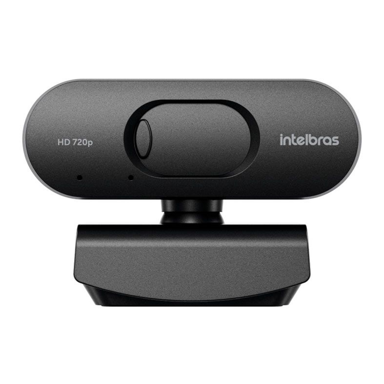 Webcam Intelbras CAM HD, 720P, USB, Preto, CAMHD-720P