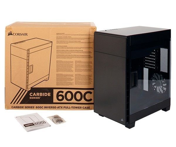 Gabinete Gamer Corsair Carbide Series Clear 600C Inverse ATX Full-Tower, CC-9011079-WW