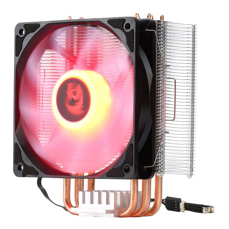 Cooler Para Processador Redragon Buri, Led Vermelho, 120mm, CC-1055R