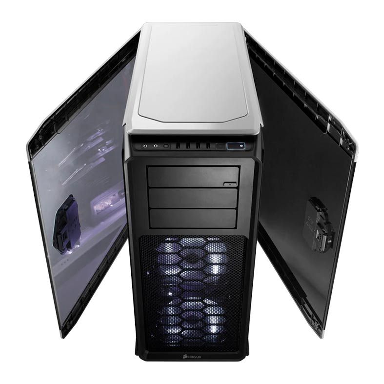 Gabinete Corsair Carbide Graphite 760T White Full Tower, CC-9011074-WW - BOX