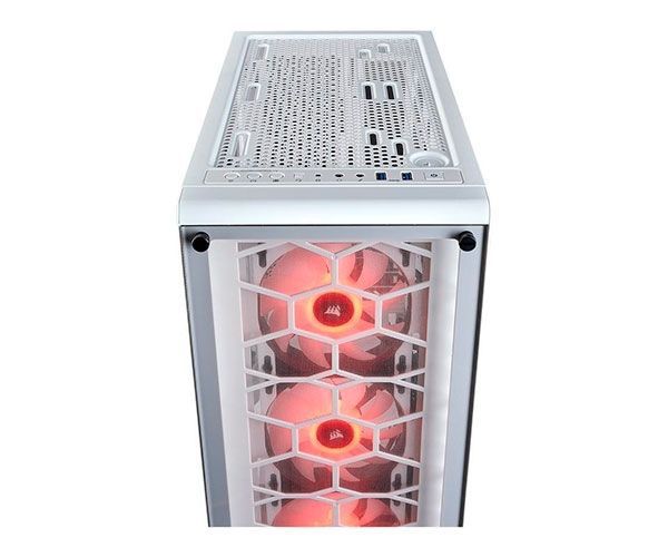 Gabinete Corsair Crystal Series 460X RGB Branco, CC-9011129-WW