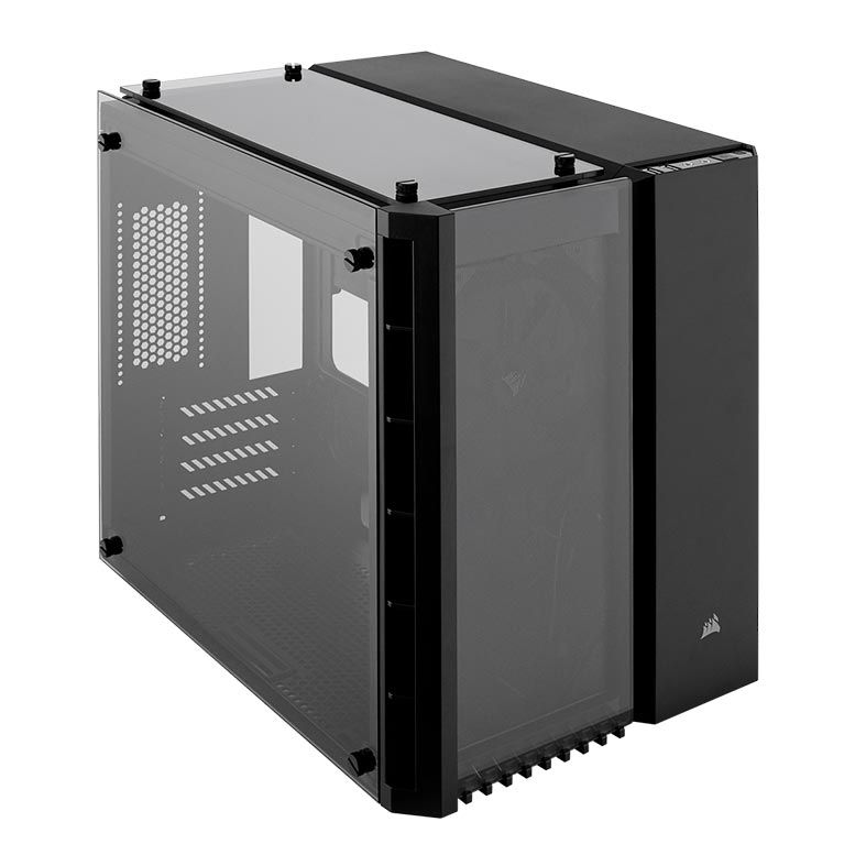 Gabinete Corsair Crystal 280X Lateral Vidro Temp Preto Mini Tower, CC-9011134-WW