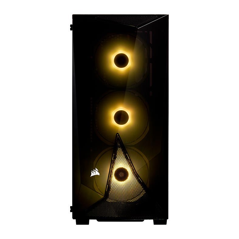 Gabinete Corsair Carbide Spec-Delta RGB Preto Lateral Vidro Temp Mid Tower, CC-9011166-WW