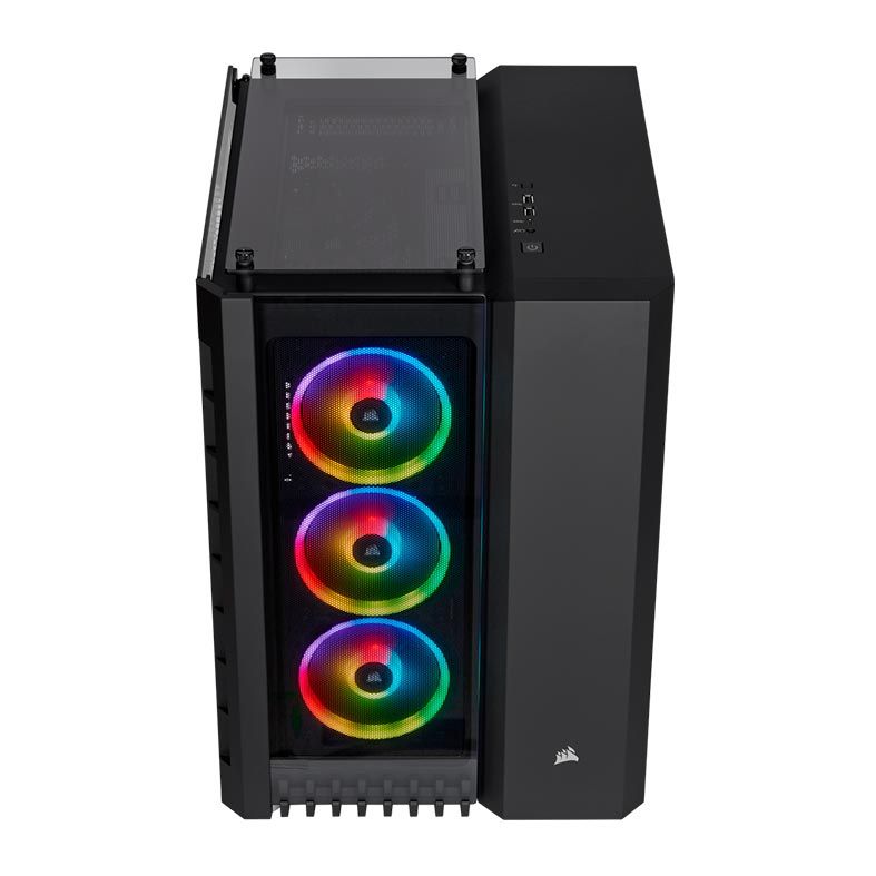 Gabinete Corsair Crystal 680X RGB Lateral Vidro Temp Preto Full Tower, CC-9011168-WW