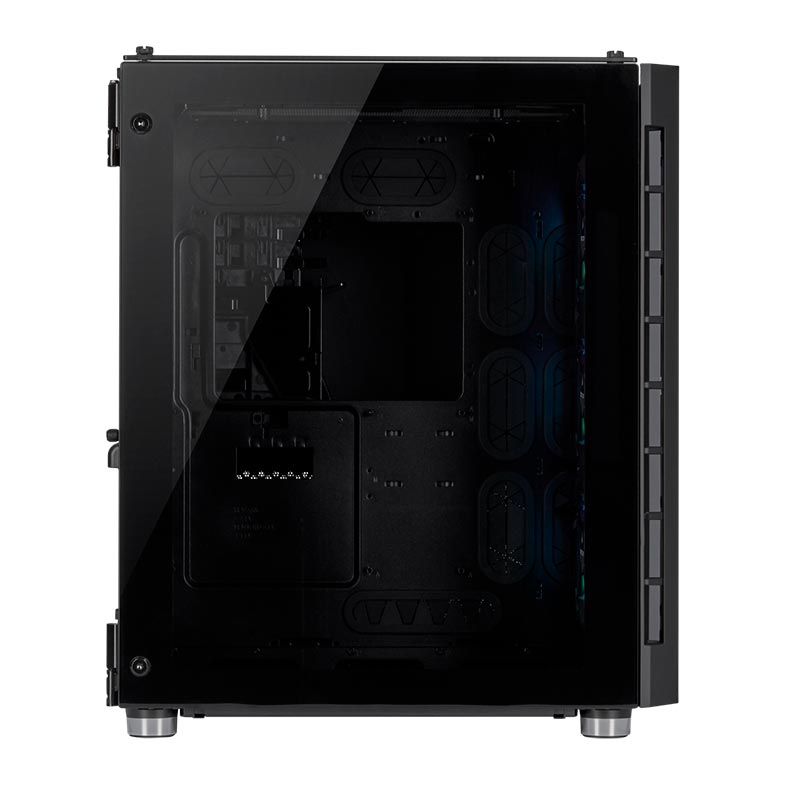 Gabinete Corsair Crystal 680X RGB Lateral Vidro Temp Preto Full Tower, CC-9011168-WW