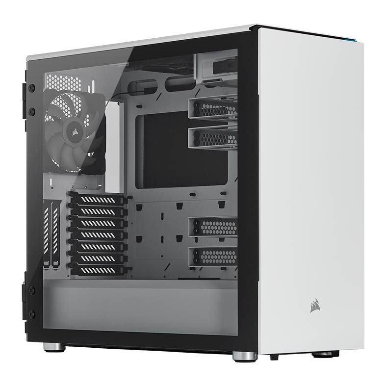Gabinete Corsair Carbide Series 678C Branco Vidro Temp Mid Tower, CC-9011170-WW