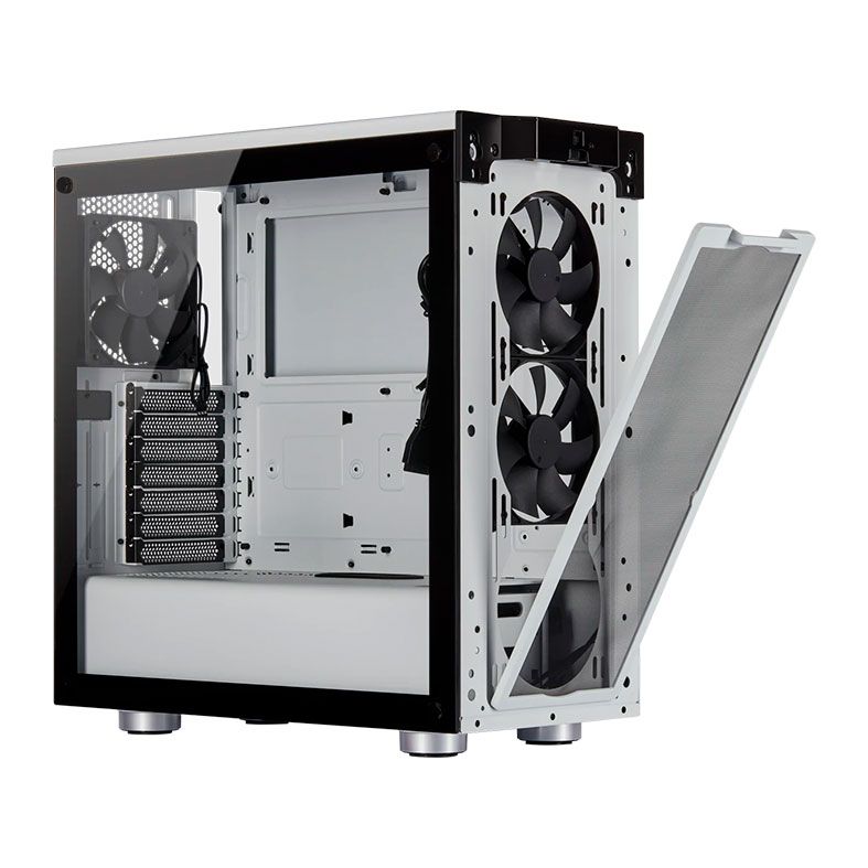 Gabinete Corsair 275R Airflow Vidro Temp Branco, CC-9011182-WW
