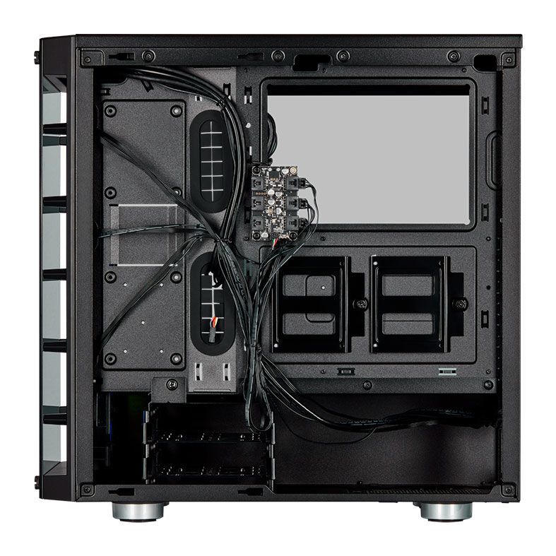 Gabinete Corsair iCUE 465X RGB Vidro Temp Preto Mid Tower, CC-9011188-WW
