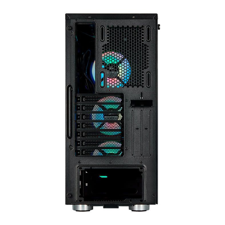 Gabinete Corsair iCUE 465X RGB Vidro Temp Preto Mid Tower, CC-9011188-WW