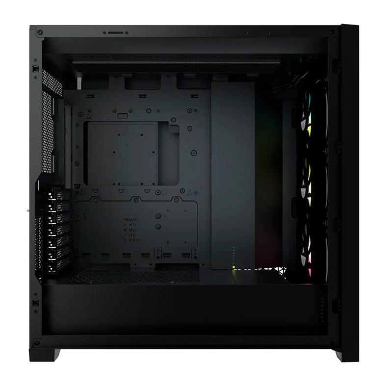 Gabinete Gamer Corsair ICUE 5000X RGB, Mid-Tower, Lateral de Vidro, Com 3 Fans, Preto, CC-9011212-WW
