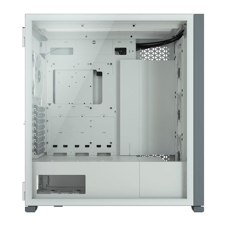 Gabinete Gamer Corsair iCUE 7000X, RGB, Full Tower, Lateral de vidro, Com 4 Fans, Branco, CC-9011227-WW